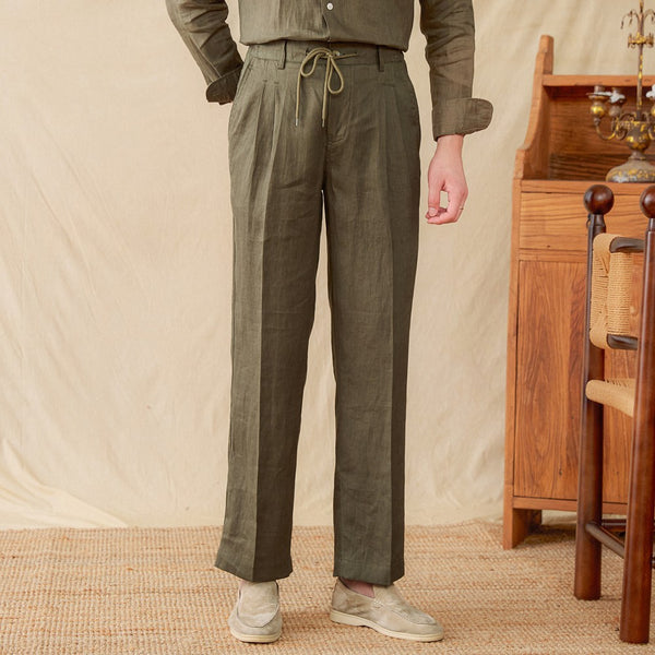 The Capri Linen Trousers