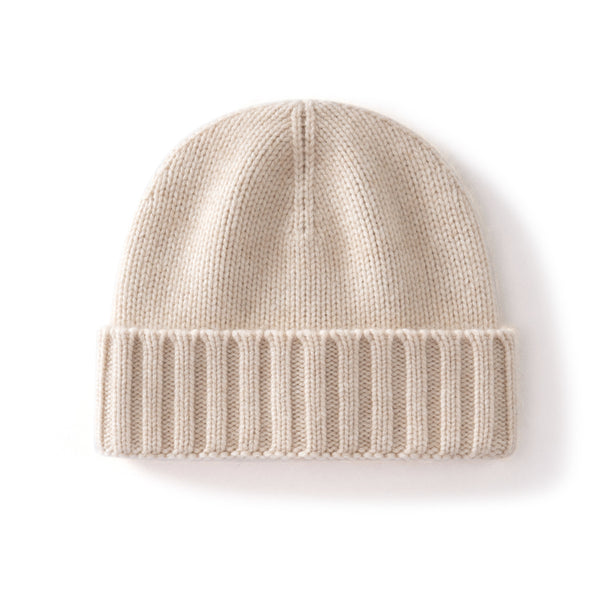 Cashmere Striped Beanie