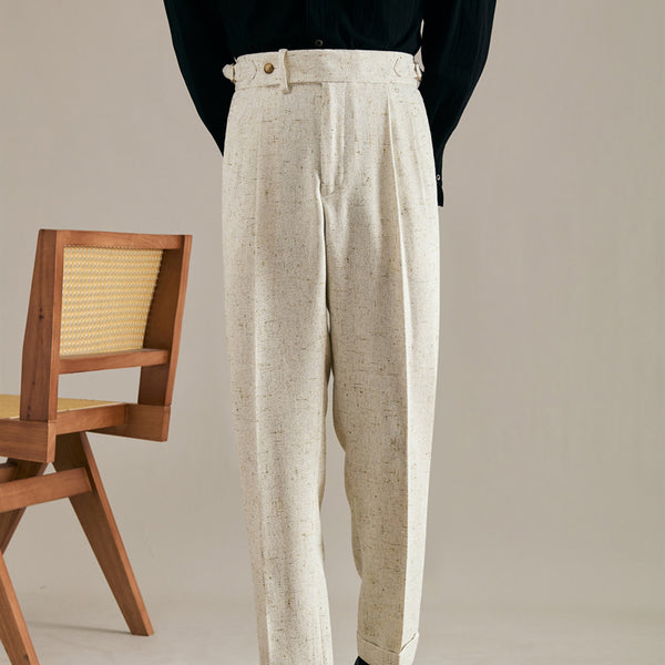 The Veneto Double-Pleated Trousers